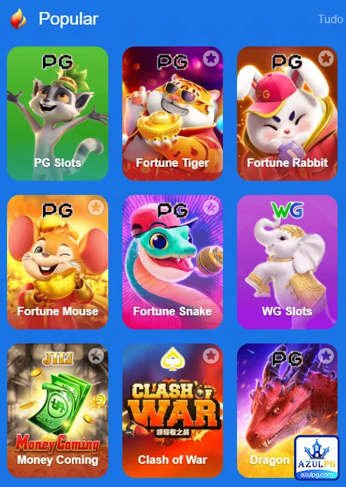 Usuário acessando jogos no AzulPG pelo smartphone