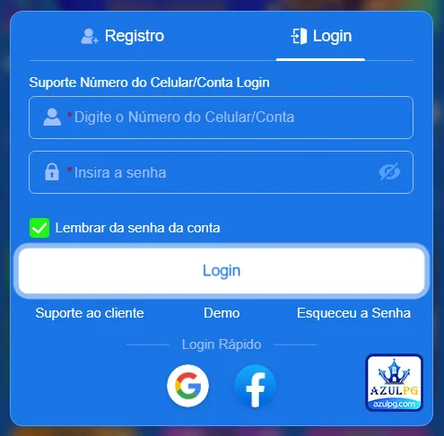 Jogador realizando saque simplificado em app AzulPG